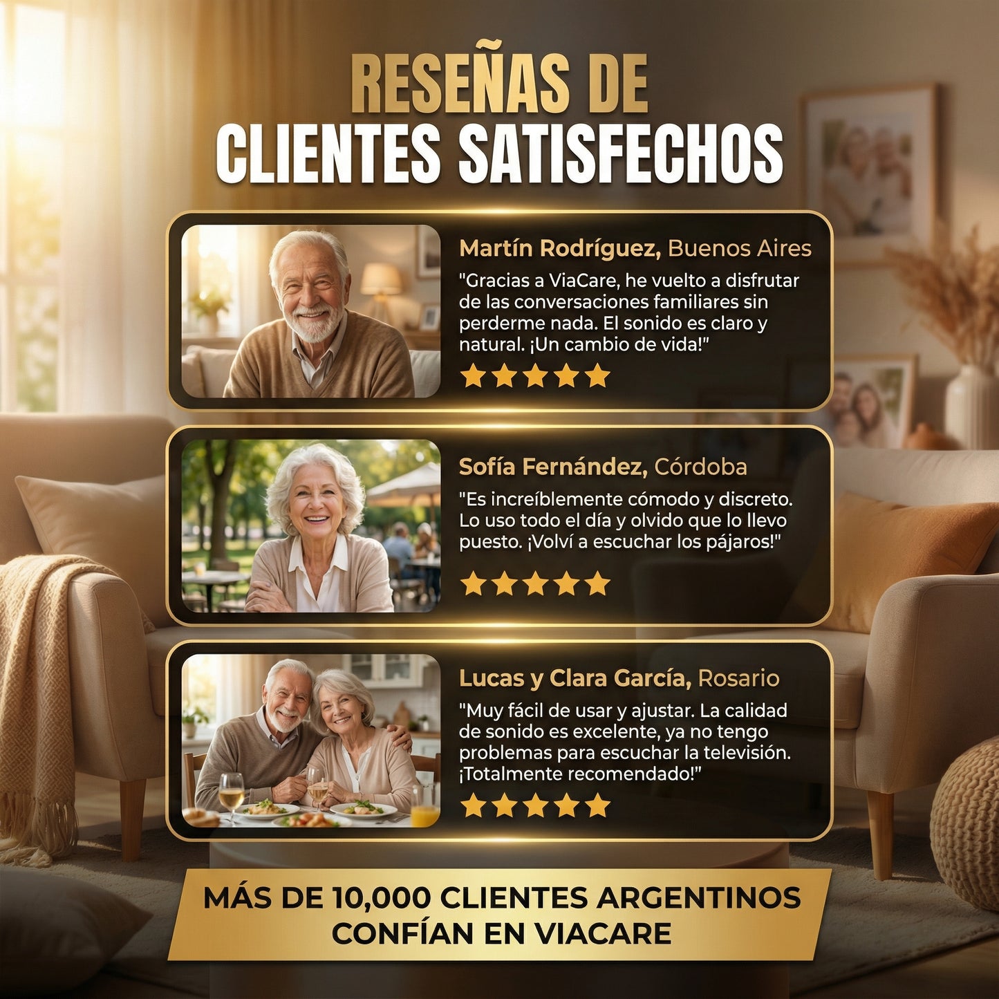 Amplificador de sonido ViaCare™ : Volvé a escuchar lo que importa