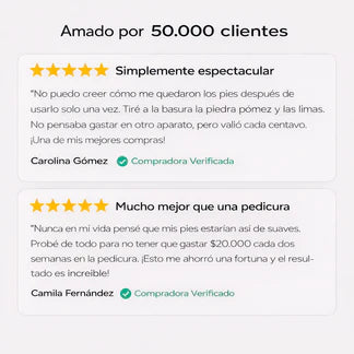 Exfoliador ViaCare™ : Mantené tus pies cuidados