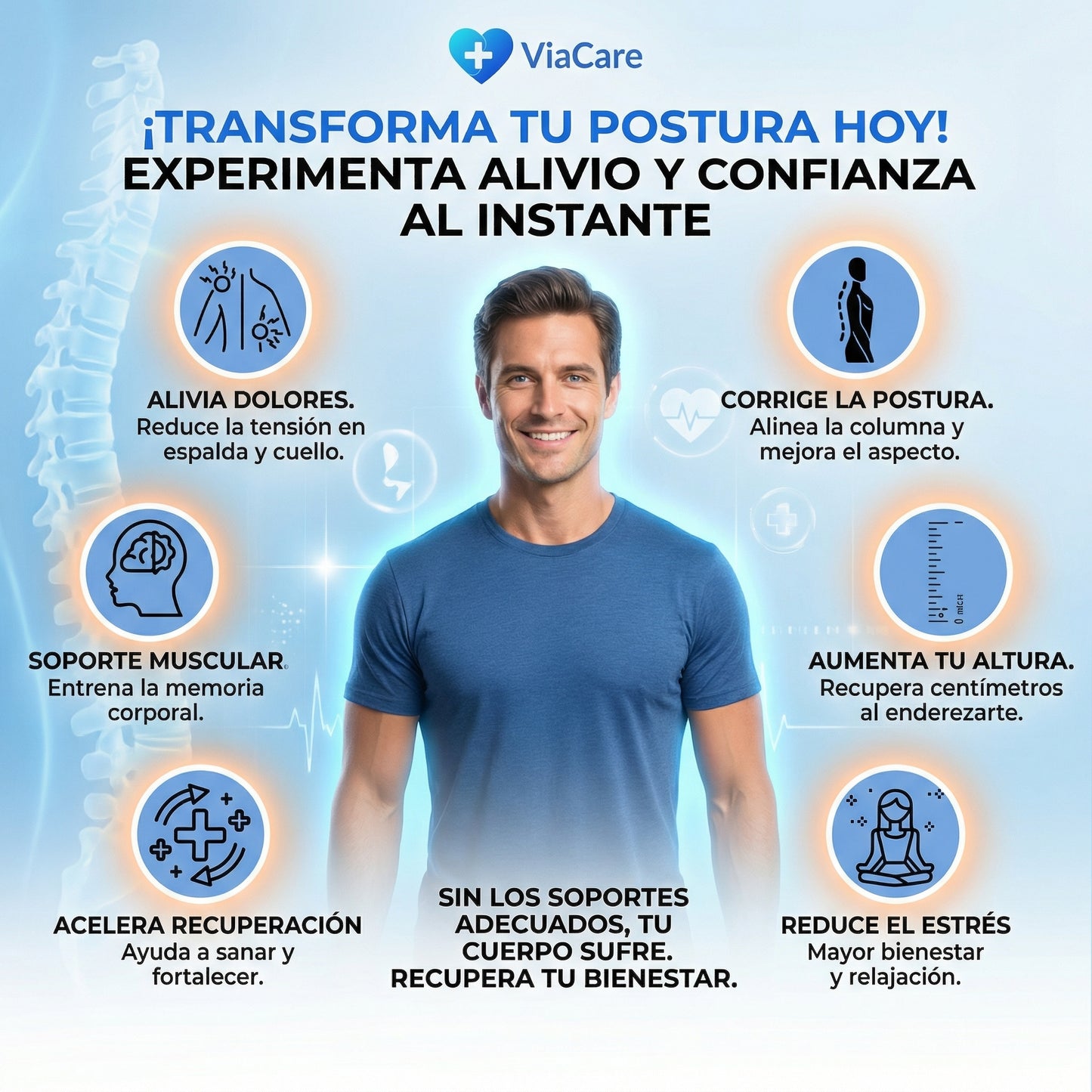 Sistema de Alineación Vertebral ViaCare™ - La solución definitiva para el dolor de espalda y cuello
