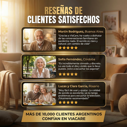 Amplificador de sonido ViaCare™ : Volvé a escuchar lo que importa